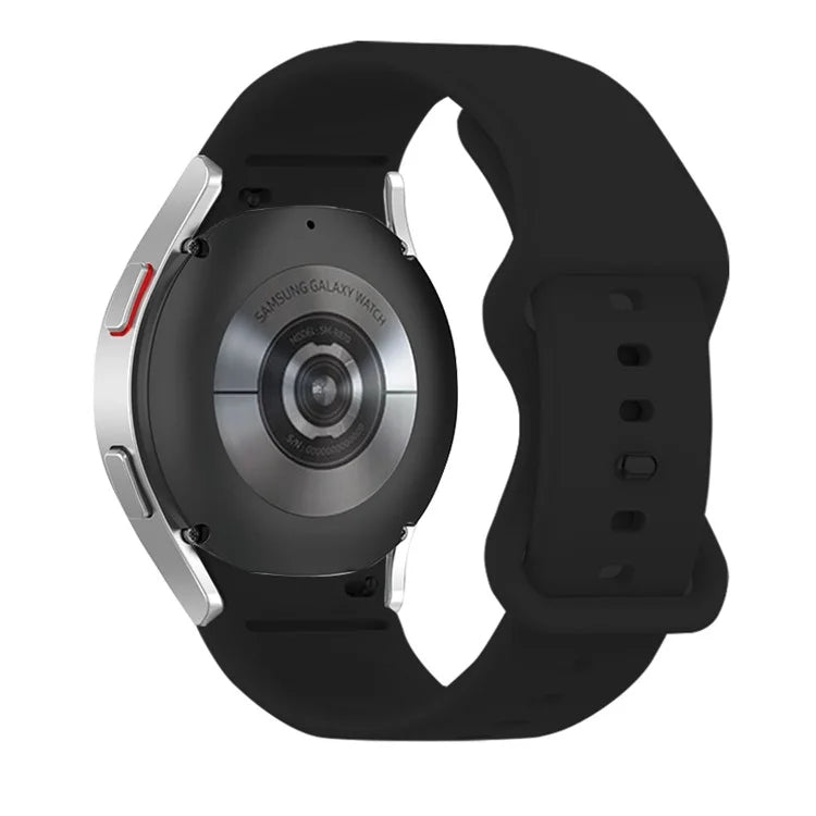 KALEBOL KLB-HDKGJ-001 For Samsung Galaxy Watch4 / Watch 5 / Watch6 Watch Strap Butterfly Buckle Silicone Band