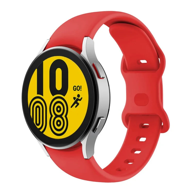 KALEBOL KLB-HDKGJ-001 For Samsung Galaxy Watch4 / Watch 5 / Watch6 Watch Strap Butterfly Buckle Silicone Band