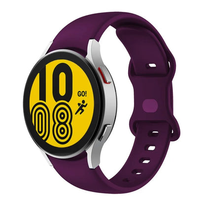 KALEBOL KLB-HDKGJ-001 For Samsung Galaxy Watch4 / Watch 5 / Watch6 Watch Strap Butterfly Buckle Silicone Band