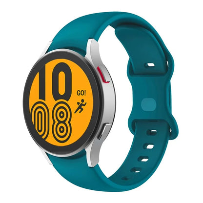KALEBOL KLB-HDKGJ-001 For Samsung Galaxy Watch4 / Watch 5 / Watch6 Watch Strap Butterfly Buckle Silicone Band