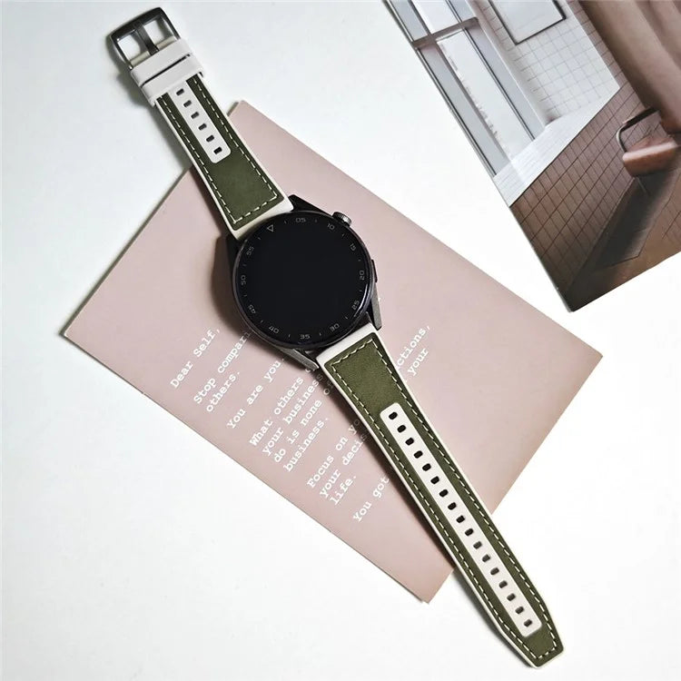 For Samsung Galaxy Watch3 45mm / Huawei Watch GT 4 46mm Watch Strap 22mm Wrist Band