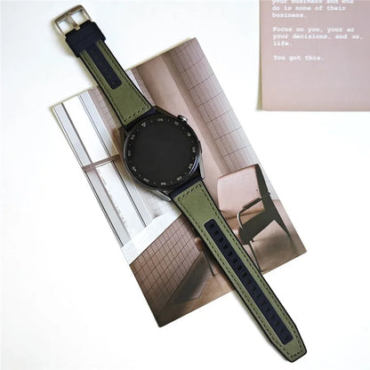 For Samsung Galaxy Watch3 45mm / Huawei Watch GT 4 46mm Watch Strap 22mm Wrist Band