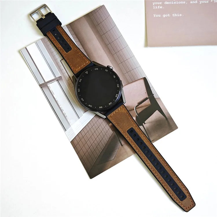 For Samsung Galaxy Watch3 45mm / Huawei Watch GT 4 46mm Watch Strap 22mm Wrist Band