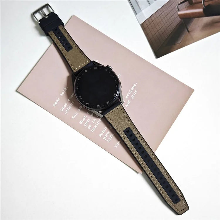 For Samsung Galaxy Watch3 45mm / Huawei Watch GT 4 46mm Watch Strap 22mm Wrist Band