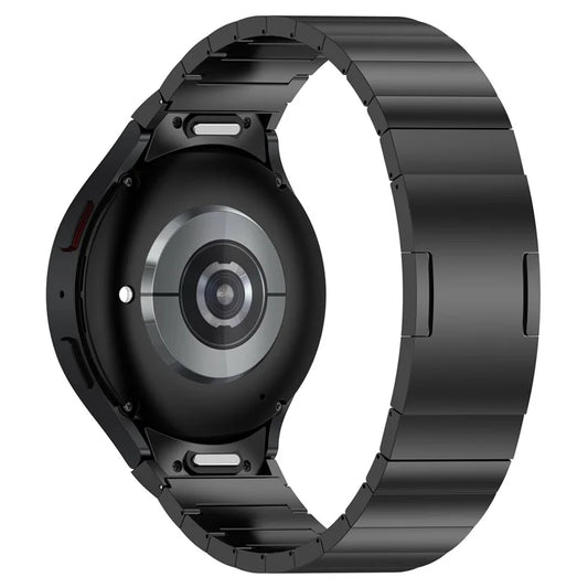 For Samsung Galaxy Watch6 / Watch6 Classic / Watch 5 Titanium Steel Watch Band Press Buckle Strap