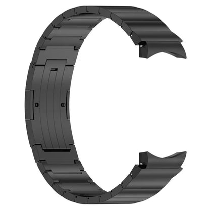 For Samsung Galaxy Watch6 / Watch6 Classic / Watch 5 Titanium Steel Watch Band Press Buckle Strap