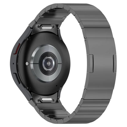 For Samsung Galaxy Watch6 / Watch6 Classic / Watch 5 Titanium Steel Watch Band Press Buckle Strap