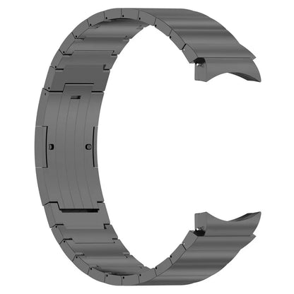 For Samsung Galaxy Watch6 / Watch6 Classic / Watch 5 Titanium Steel Watch Band Press Buckle Strap