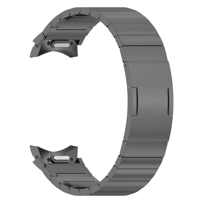 For Samsung Galaxy Watch6 / Watch6 Classic / Watch 5 Titanium Steel Watch Band Press Buckle Strap