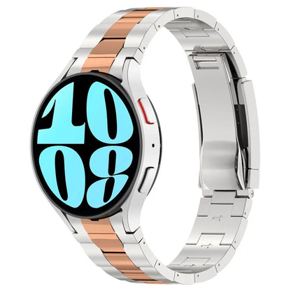 For Samsung Galaxy Watch6 / Watch6 Classic / Watch 5 Stainless Steel Watch Strap Quick Release Watchband