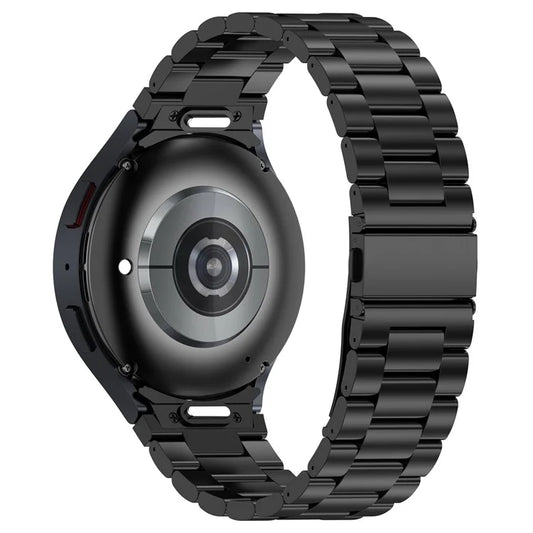For Samsung Galaxy Watch6 / Watch6 Classic / Watch 5 Watch Band 3-Beads Titanium Steel Strap