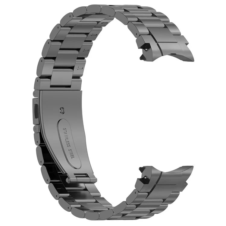 For Samsung Galaxy Watch6 / Watch6 Classic / Watch 5 Watch Band 3-Beads Titanium Steel Strap