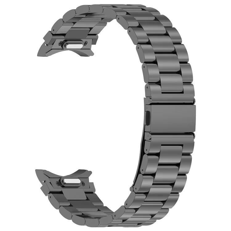 For Samsung Galaxy Watch6 / Watch6 Classic / Watch 5 Watch Band 3-Beads Titanium Steel Strap