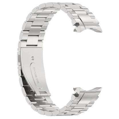 For Samsung Galaxy Watch6 / Watch6 Classic / Watch 5 Watch Band 3-Beads Titanium Steel Strap