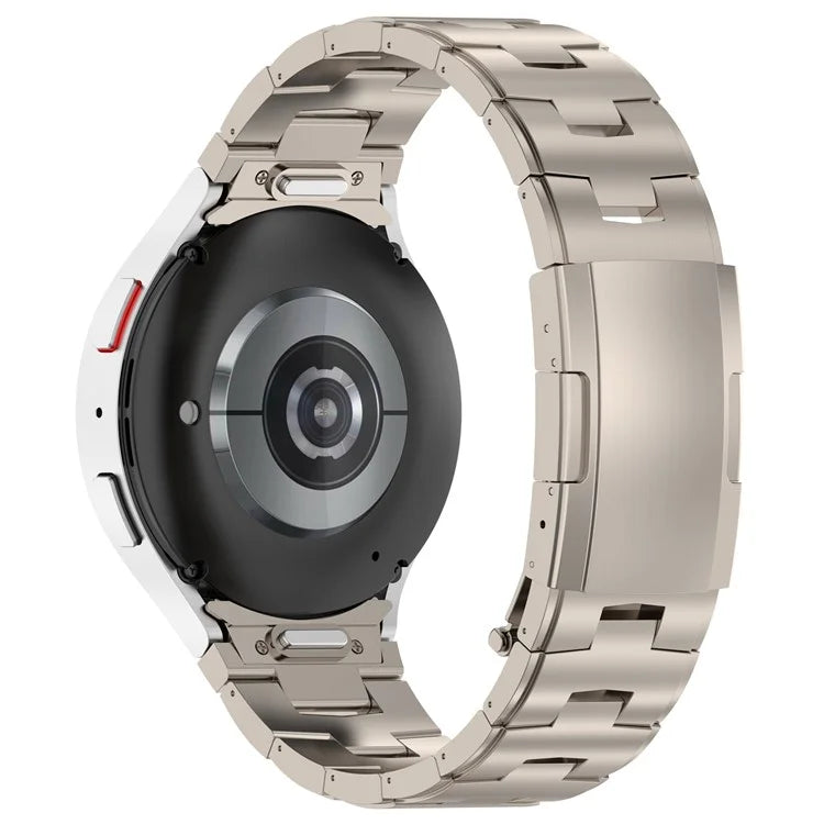 For Samsung Galaxy Watch6 / Watch6 Classic / Watch 5 Titanium Steel Watch Strap Quick Release Band