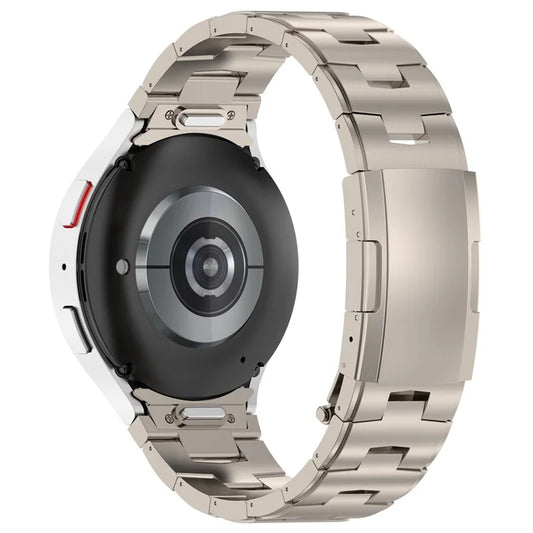 For Samsung Galaxy Watch6 / Watch6 Classic / Watch 5 Titanium Steel Watch Strap Quick Release Band