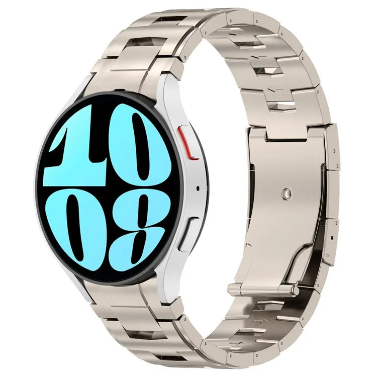 For Samsung Galaxy Watch6 / Watch6 Classic / Watch 5 Titanium Steel Watch Strap Quick Release Band