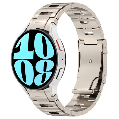For Samsung Galaxy Watch6 / Watch6 Classic / Watch 5 Titanium Steel Watch Strap Quick Release Band
