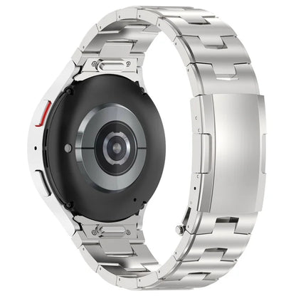 For Samsung Galaxy Watch6 / Watch6 Classic / Watch 5 Titanium Steel Watch Strap Quick Release Band