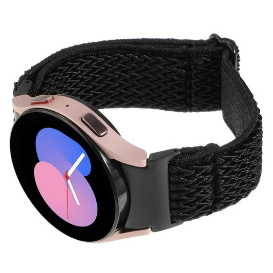 For Samsung Galaxy Watch6 / Watch6 Classic / Watch 5 Wave Shape Watch Strap Braided Wrist Band
