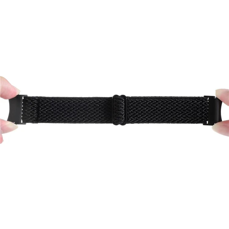 For Samsung Galaxy Watch6 / Watch6 Classic / Watch 5 Wave Shape Watch Strap Braided Wrist Band
