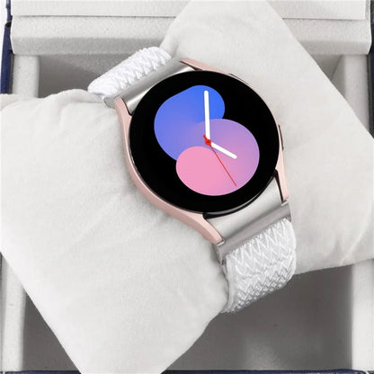 For Samsung Galaxy Watch6 / Watch6 Classic / Watch 5 Wave Shape Watch Strap Braided Wrist Band