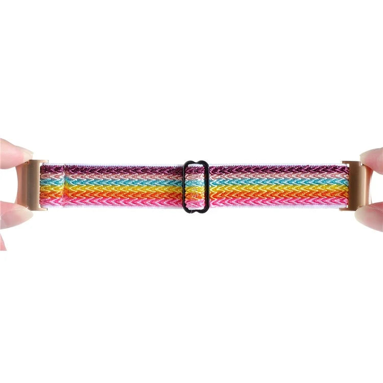 For Samsung Galaxy Watch6 / Watch6 Classic / Watch 5 Wave Shape Watch Strap Braided Wrist Band