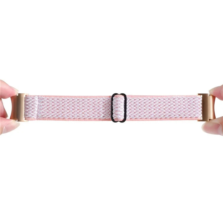 For Samsung Galaxy Watch6 / Watch6 Classic / Watch 5 Wave Shape Watch Strap Braided Wrist Band