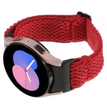 For Samsung Galaxy Watch6 / Watch6 Classic / Watch 5 Wave Shape Watch Strap Braided Wrist Band