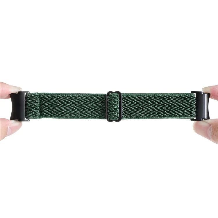 For Samsung Galaxy Watch6 / Watch6 Classic / Watch 5 Wave Shape Watch Strap Braided Wrist Band