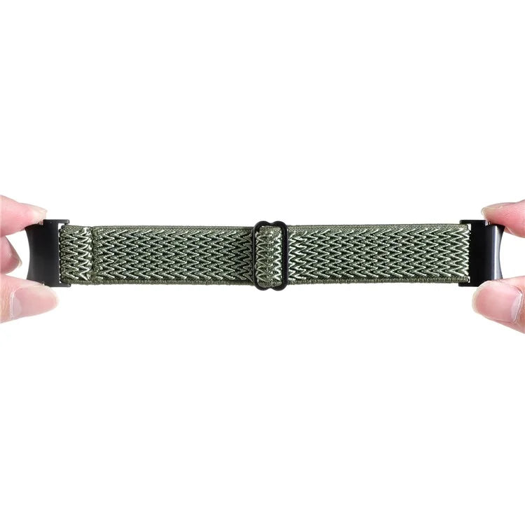 For Samsung Galaxy Watch6 / Watch6 Classic / Watch 5 Wave Shape Watch Strap Braided Wrist Band
