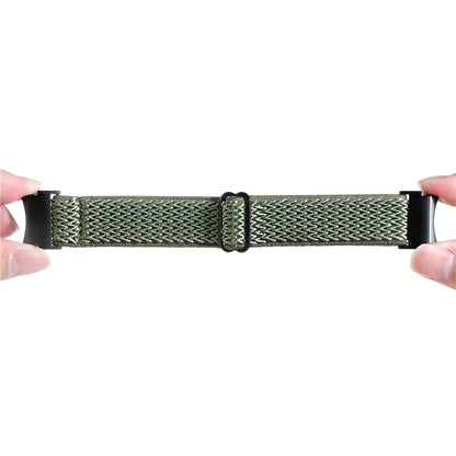 For Samsung Galaxy Watch6 / Watch6 Classic / Watch 5 Wave Shape Watch Strap Braided Wrist Band