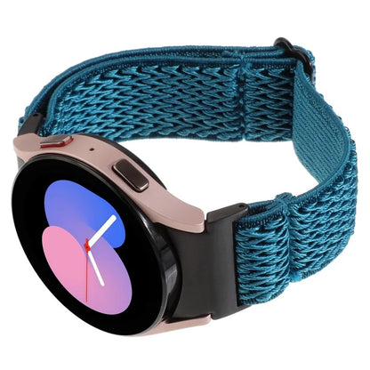 For Samsung Galaxy Watch6 / Watch6 Classic / Watch 5 Wave Shape Watch Strap Braided Wrist Band