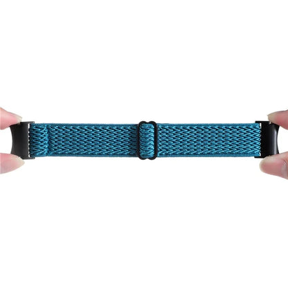 For Samsung Galaxy Watch6 / Watch6 Classic / Watch 5 Wave Shape Watch Strap Braided Wrist Band