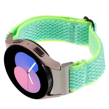 For Samsung Galaxy Watch6 / Watch6 Classic / Watch 5 Wave Shape Watch Strap Braided Wrist Band