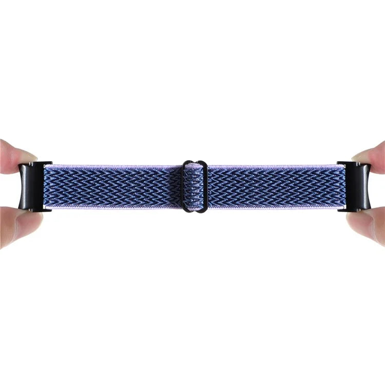 For Samsung Galaxy Watch6 / Watch6 Classic / Watch 5 Wave Shape Watch Strap Braided Wrist Band