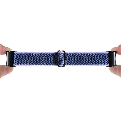 For Samsung Galaxy Watch6 / Watch6 Classic / Watch 5 Wave Shape Watch Strap Braided Wrist Band