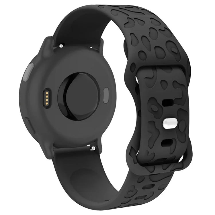 For Coros Pace 3 / Apex 46mm / Apex Pro Silicone Band 22mm Leopard Texture Watch Strap