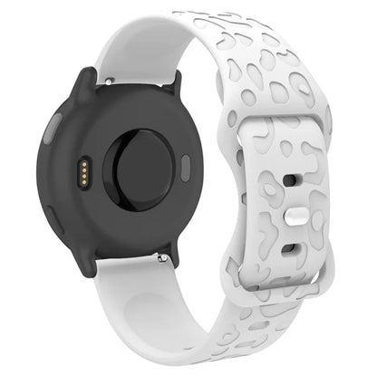 For Coros Pace 3 / Apex 46mm / Apex Pro Silicone Band 22mm Leopard Texture Watch Strap