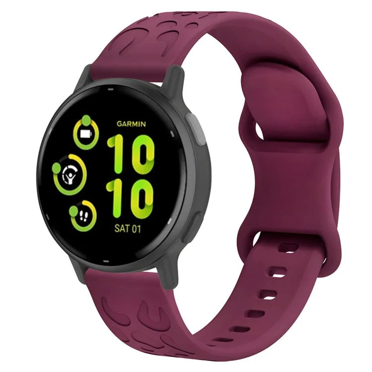 For Coros Pace 3 / Apex 46mm / Apex Pro Silicone Band 22mm Leopard Texture Watch Strap
