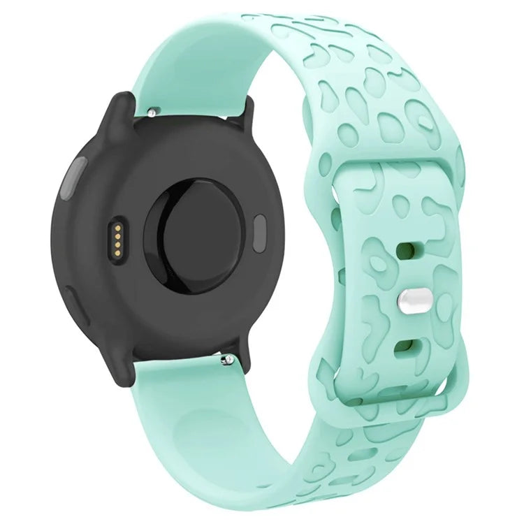 For Coros Pace 3 / Apex 46mm / Apex Pro Silicone Band 22mm Leopard Texture Watch Strap