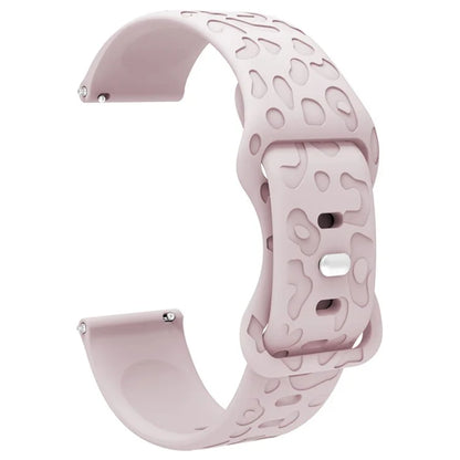 For Coros Pace 3 / Apex 46mm / Apex Pro Silicone Band 22mm Leopard Texture Watch Strap