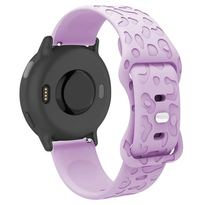 For Coros Pace 3 / Apex 46mm / Apex Pro Silicone Band 22mm Leopard Texture Watch Strap