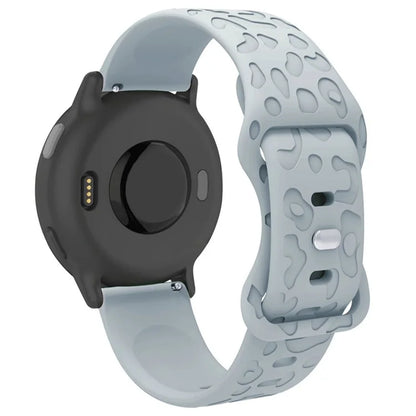 For Coros Pace 3 / Apex 46mm / Apex Pro Silicone Band 22mm Leopard Texture Watch Strap