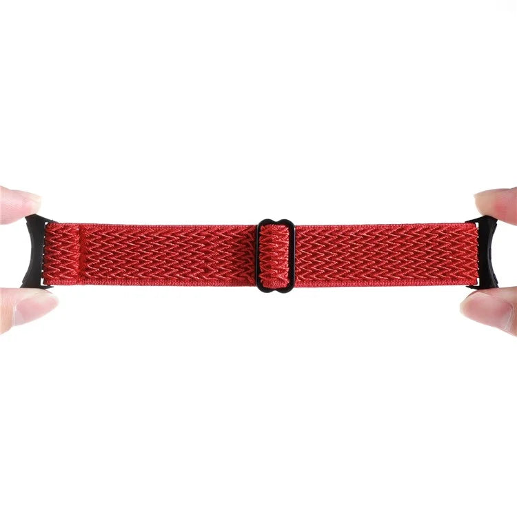 For Google Pixel Watch 2 / Pixel Watch Nylon Braided Watch Band Wave Wrist Strap