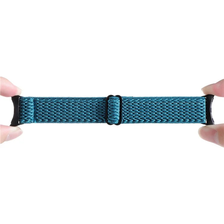 For Google Pixel Watch 2 / Pixel Watch Nylon Braided Watch Band Wave Wrist Strap