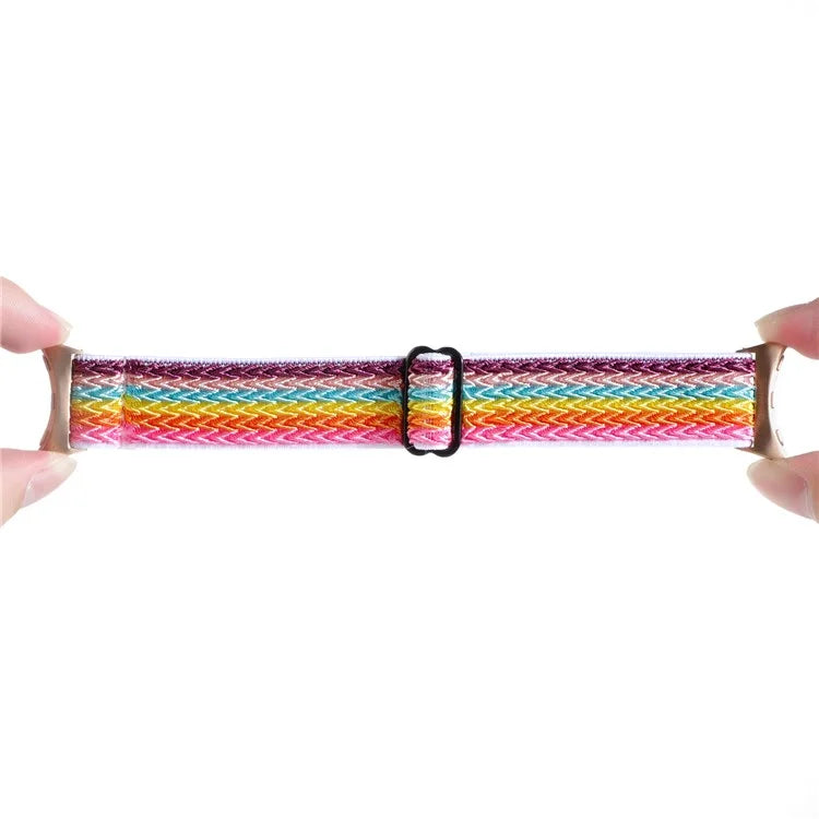 For Google Pixel Watch 2 / Pixel Watch Nylon Braided Watch Band Wave Wrist Strap