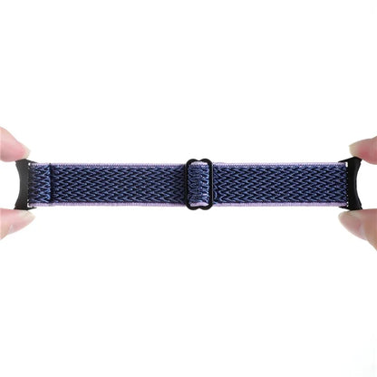 For Google Pixel Watch 2 / Pixel Watch Nylon Braided Watch Band Wave Wrist Strap