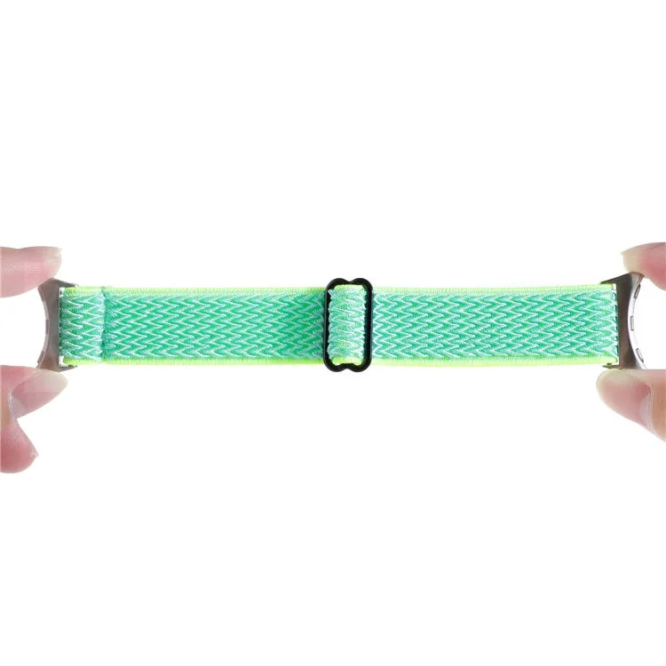 For Google Pixel Watch 2 / Pixel Watch Nylon Braided Watch Band Wave Wrist Strap