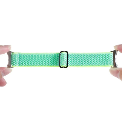 For Google Pixel Watch 2 / Pixel Watch Nylon Braided Watch Band Wave Wrist Strap